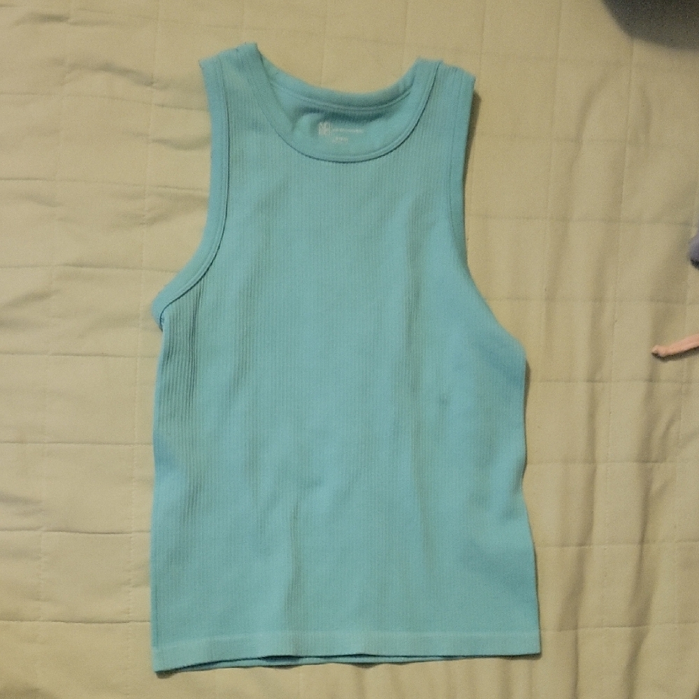 No Boundaries Kids Turquoise Tank Top